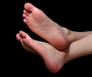 Photo of man's feet