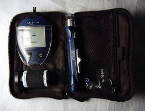 glucose meter in case