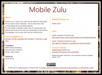 Written Text about Mobile Zulu