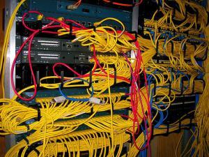 Image of network cables