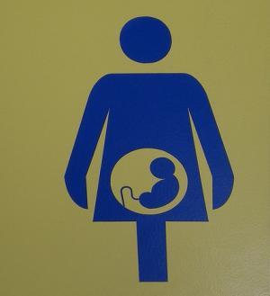 Logo of Baby inside of Woman