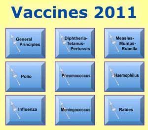 screenshot of the vaccines 2011 program